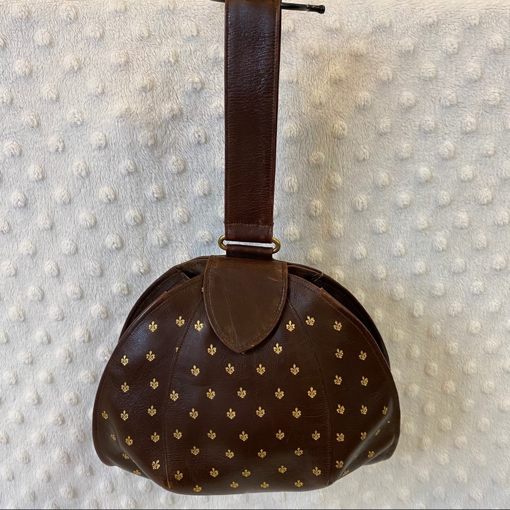Vintage G. Panini Brown Leather Mini Bag
